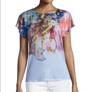 Ted Baker Andriah floral crewneck tee